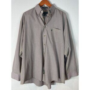 Duck Head Brown Plaid LS Collared Button Down Shirt